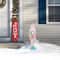 Glitzhome® 36" Metal Christmas Pink Nutcracker Yard Stake